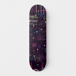 Vuurwerkshow: Abstracte Kunst  Persoonlijk Skateboard