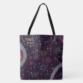 Vuurwerkshow: Abstracte Kunst Tote Bag (Voorkant)