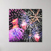 Vuurwerkshow Canvas Afdruk (Voorkant)
