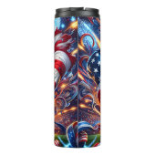 Vuurwerkstadion Patriotic Football Burst Thermosbeker (Achterkant)