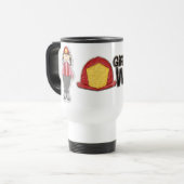 Vuurwerkster voor vrouwen reisbeker (Voorkant links)