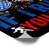 Vuurwerktechnicus Funny 4th of July Zonnebrillen M Poster (Hoek)