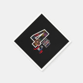 vuurwerktuigen van 4 juli servet (Hoek)