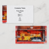 Vuurwerktuigen voor de handel visitekaartje (Voorkant / Achterkant)