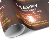 Vuurwerkviering met bedankbericht cadeaupapier (Rol Hoek)