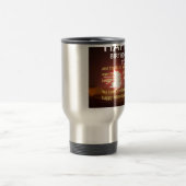 Vuurwerkviering met bedankbericht reisbeker (Center)