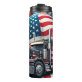 Vuurwerkviering Patriotic Truck Eagle Thermosbeker (Voorkant)