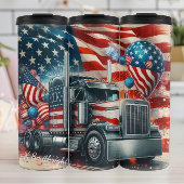 Vuurwerkviering Patriotic Truck Thermosbeker