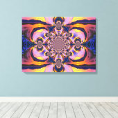 Vuurwolkendoek Canvas Afdruk (Insitu (Houten vloer))