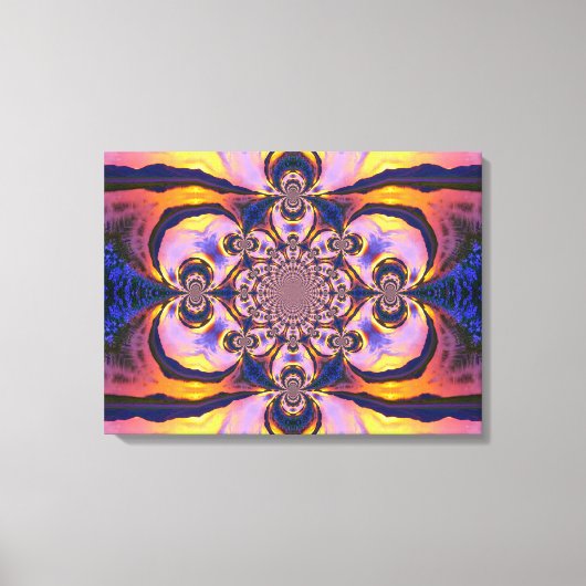 Vuurwolkendoek Canvas Afdruk (Voorkant)