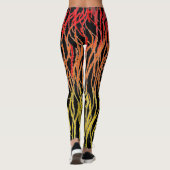 vuurwortels leggings (Achterkant)