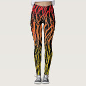 vuurwortels leggings (Voorkant)