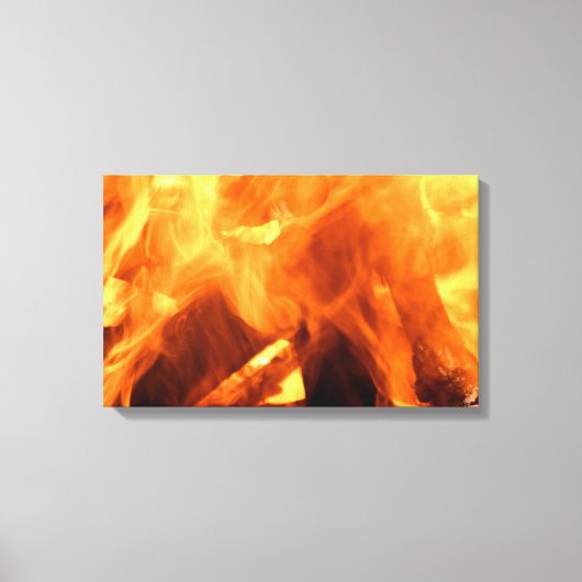 vuurzee canvas afdruk (Voorkant)