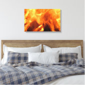 vuurzee canvas afdruk (Insitu (Slaapkamer))
