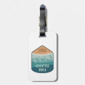 Vuurzee Nationale Seashore New York Seagulls Bagagelabel (Achterkant verticaal)