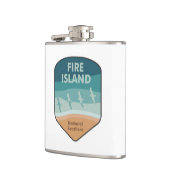 Vuurzee Nationale Seashore New York Seagulls Heupfles (Links)