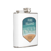 Vuurzee Nationale Seashore New York Seagulls Heupfles (Rechts)