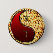 Vuurzwijn Ronde Button 5,7 Cm (Voorkant)