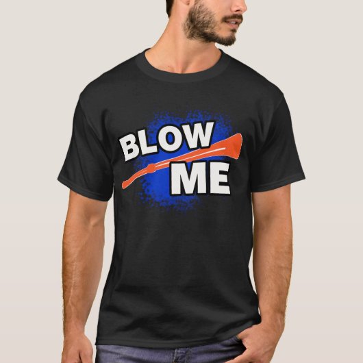 Vuvuzela Blow Me Soccer Shirt (Voorkant)