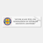VVA Life Member Bumpersticker (Voorkant)