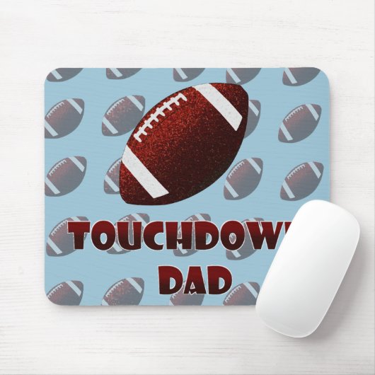 Vvaders dag Football touchdown dad Muismat (Met muis)