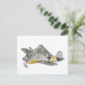 vw-190-bokswolf briefkaart (Staand voorkant)