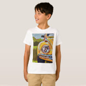 VW Bug-schildering - Cadeau voor VW Bug-liefhebber T-shirt (Voorkant volledig)