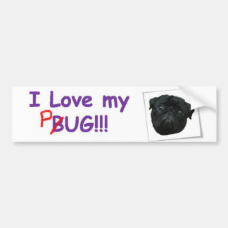 VW Pug Bumpersticker