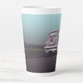 VW Split Oval Bug Latte Mug Mok (Voorkant)