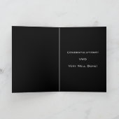 VWD zeer goed opgestelde Afstuderen Card Kaart (Binnen)