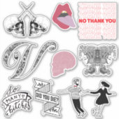 VW'S CHIQUE ICONEN STICKERS (Voorkant)