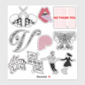 VW'S CHIQUE ICONEN STICKERS (Vel)