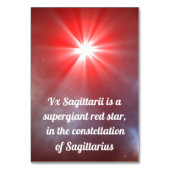 VX Sagittarii Kaart (Achterkant)