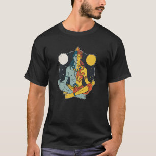 VXL India Proud God Hindi Sikh Moon Hindus Shiva T-shirt