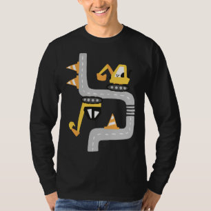 VXLS Bouwtruck Graafmachine Betonmenger D T-shirt