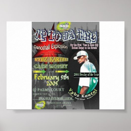 Vybz Kartel Poster (Voorkant)