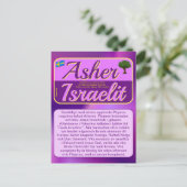 Vykort — Asher Briefkaart (Staand voorkant)