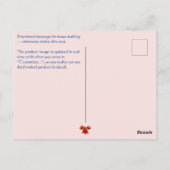 Vykort — Connect, Christmas Briefkaart (Achterkant)