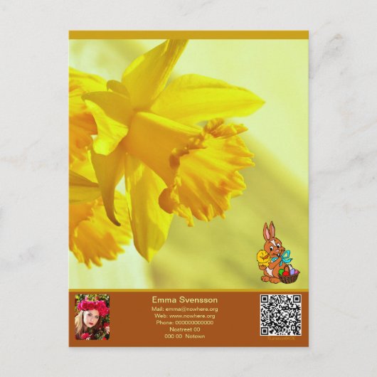 Vykort — Connect, Easter Briefkaart (Voorkant)