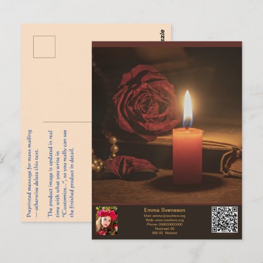 Vykort — Connect, Legend Briefkaart (Voorkant / Achterkant)