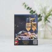 Vykort — Connect, Party Briefkaart (Staand voorkant)