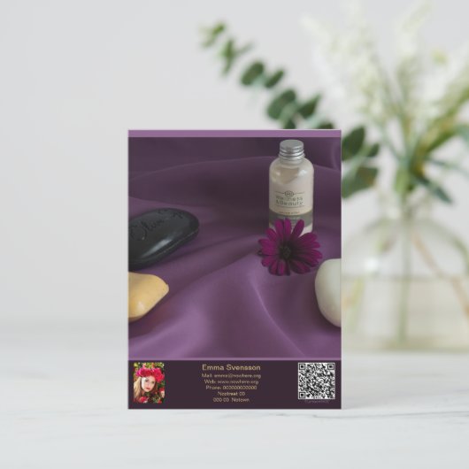 Vykort — Connect, Spa Briefkaart (Staand voorkant)