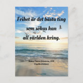 Vykort — Frihet Briefkaart (Voorkant)