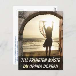 Vykort — Frihetens dörr Briefkaart