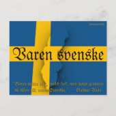 Vykort — Varen svenske Briefkaart (Voorkant)