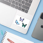 vynal sticker (Laptop met iPhone)