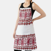 Vyshyvanka Oekraïens Schort Rood Zwart (Insitu)