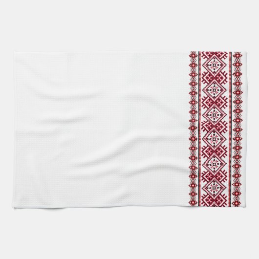 Vyshyvanka Oekraïense keuken handdoek kruis (Horizontaal)