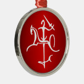 Vytis Lietuva Metalen Ornament (Rechts)