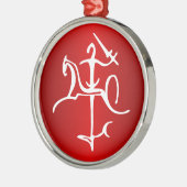 Vytis Lietuva Metalen Ornament (Links)